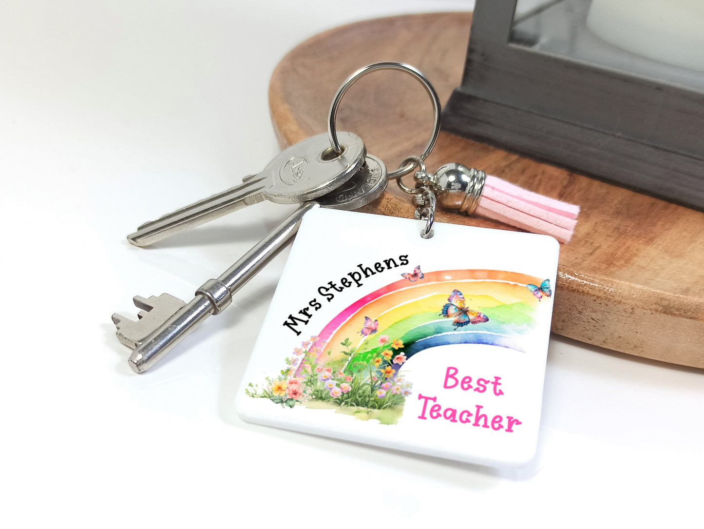 Best Teacher Keyring a lovely thank you gift
