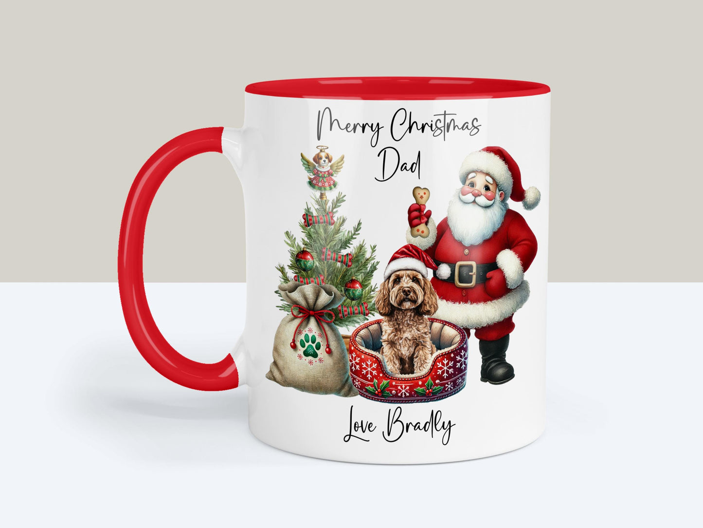 Cockapoo Christmas Mug Gift | Dog Mum or Dad Present
