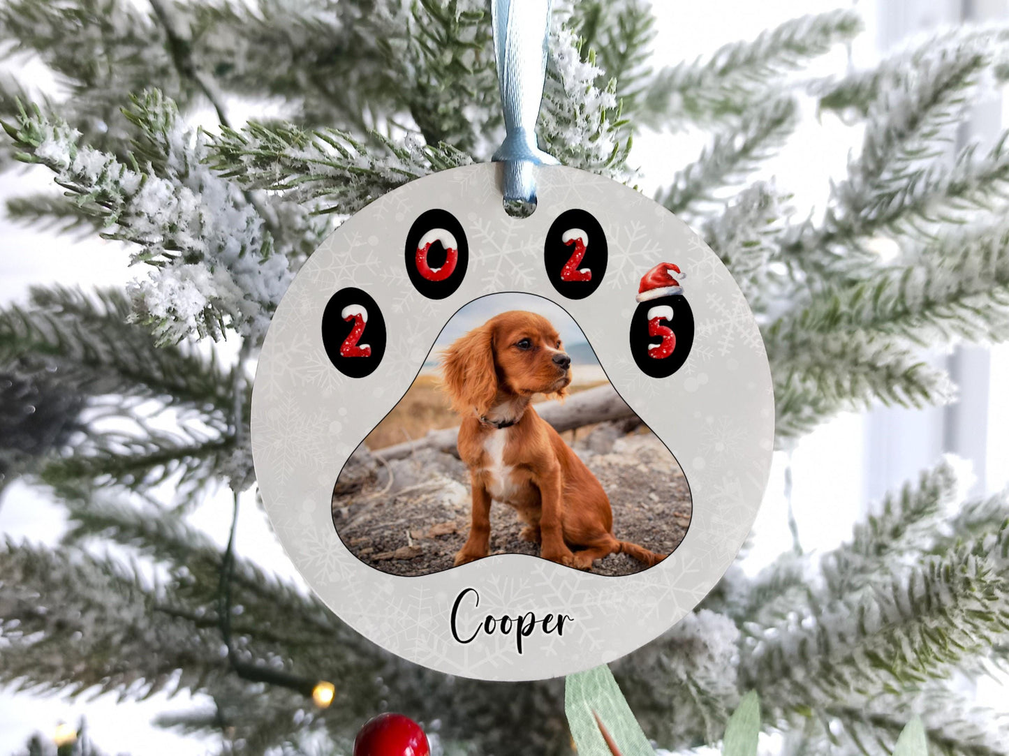 Dog's Photo Christmas Decoration