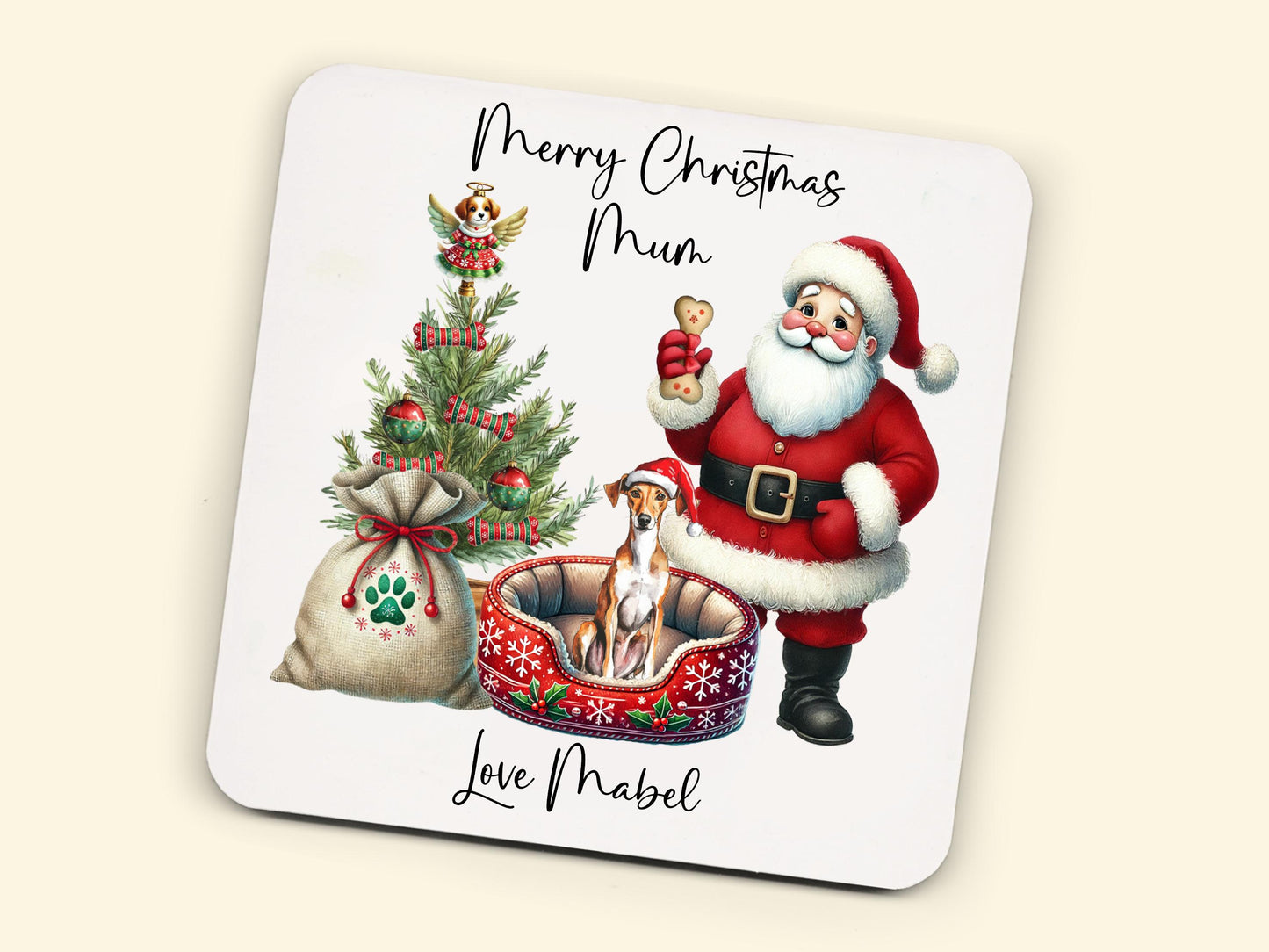 Whippet Christmas Mug Gift | Dog Mum or Dad Present