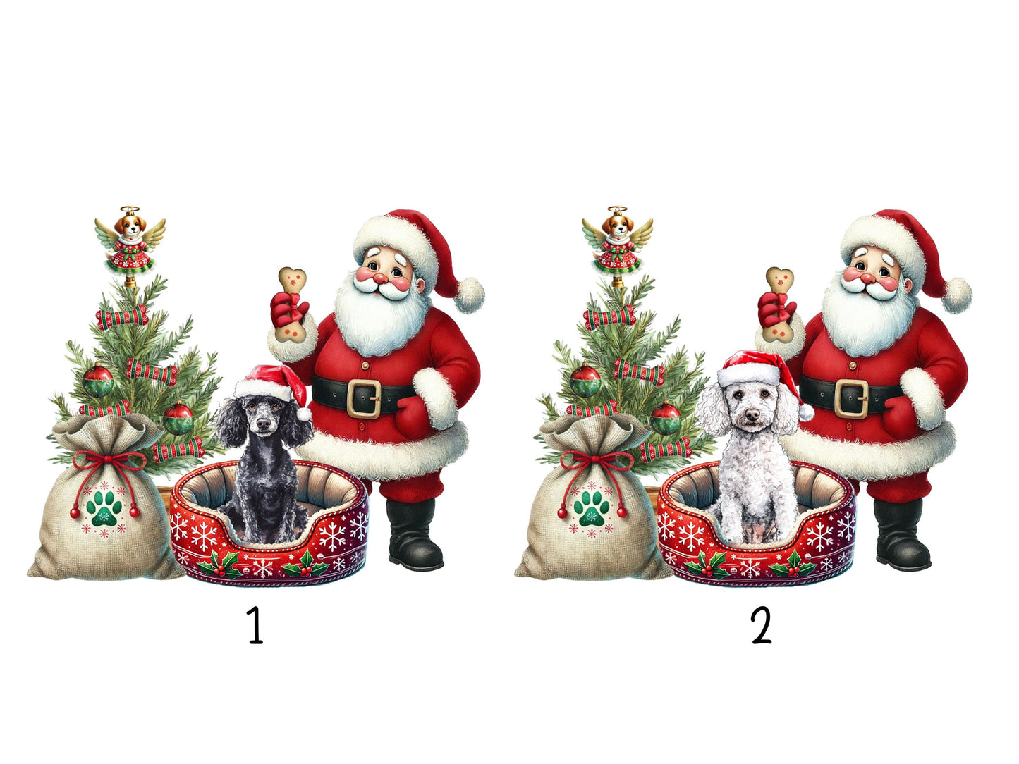 Poodle Christmas Mug Gift | Dog Mum or Dad Present