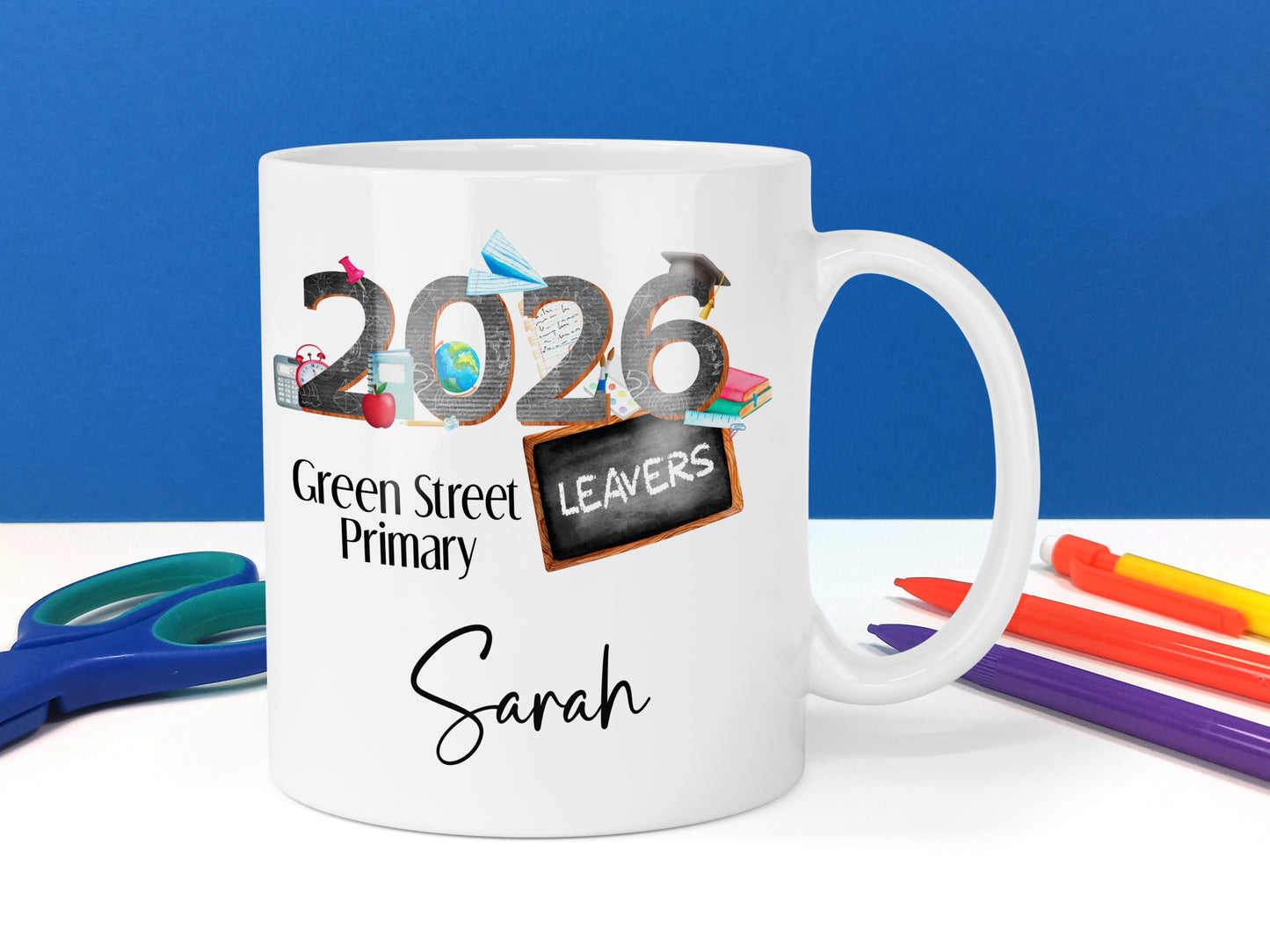 School Leaver Mug, personalised gift for Children leaving Primary or High School