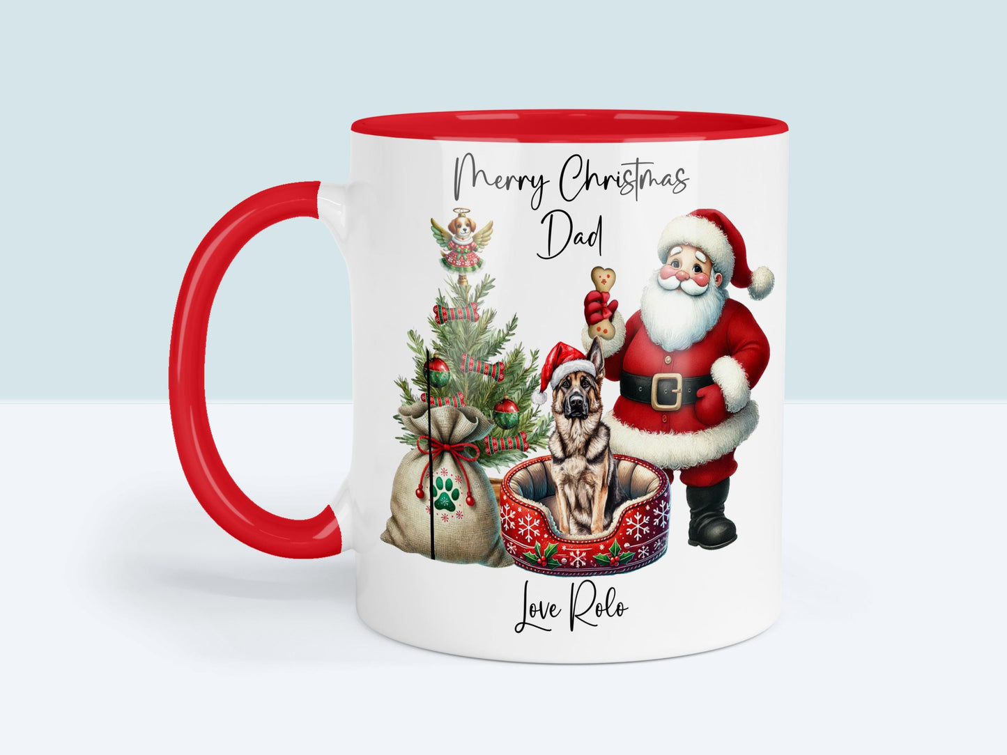 German Shepherd/Alsatian Christmas Mug Gift | Dog Mum or Dad Present