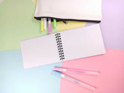 Personalised Rainbow School Leavers Message Book