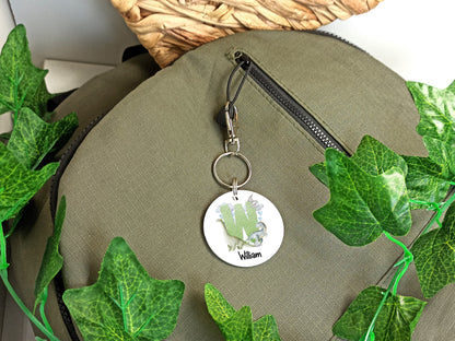 Dinosaur Personalised Bag Tag/Keyring
