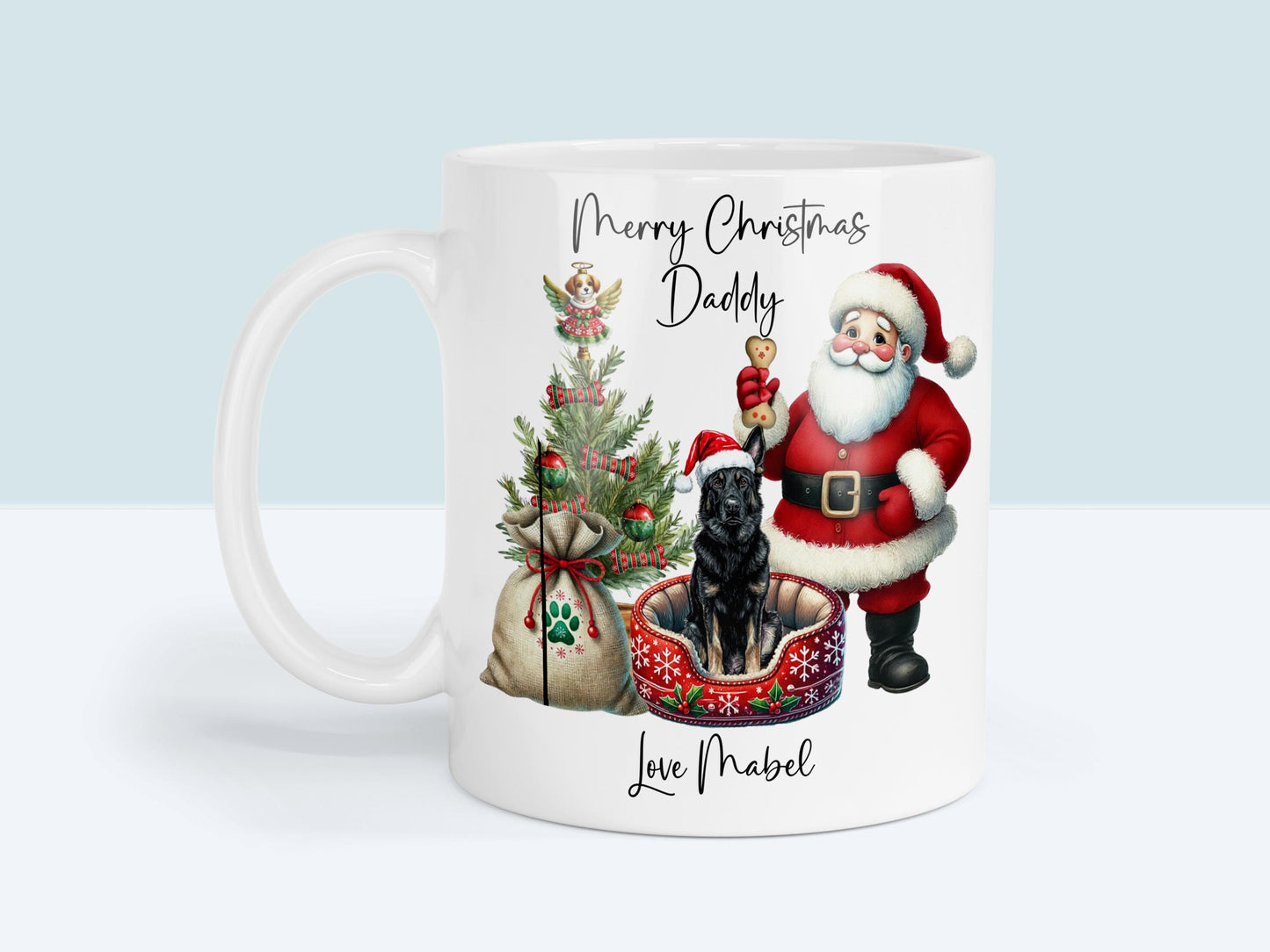 German Shepherd/Alsatian Christmas Mug Gift | Dog Mum or Dad Present