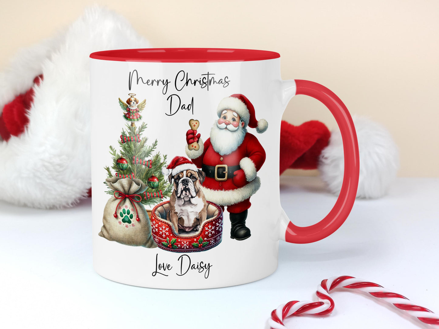Bulldog Christmas Mug Gift | Dog Mum or Dad Present