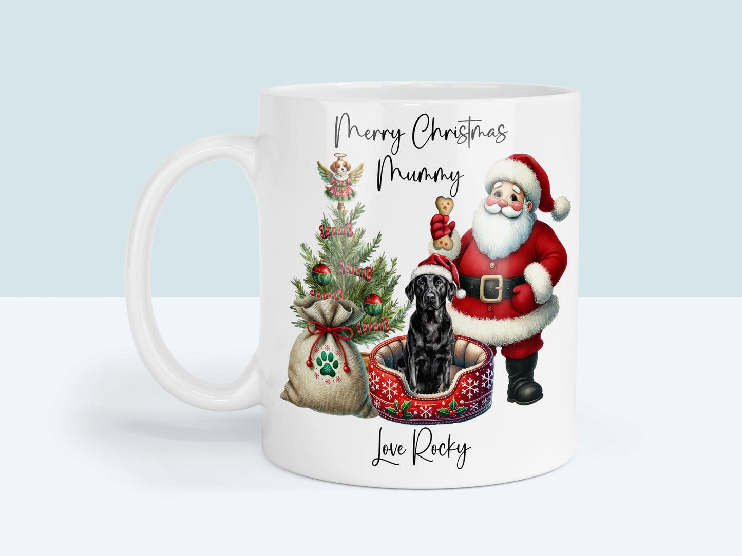 Labrador Christmas Mug Gift | Dog Mum or Dad Present | Personalised Pet Lover Gift
