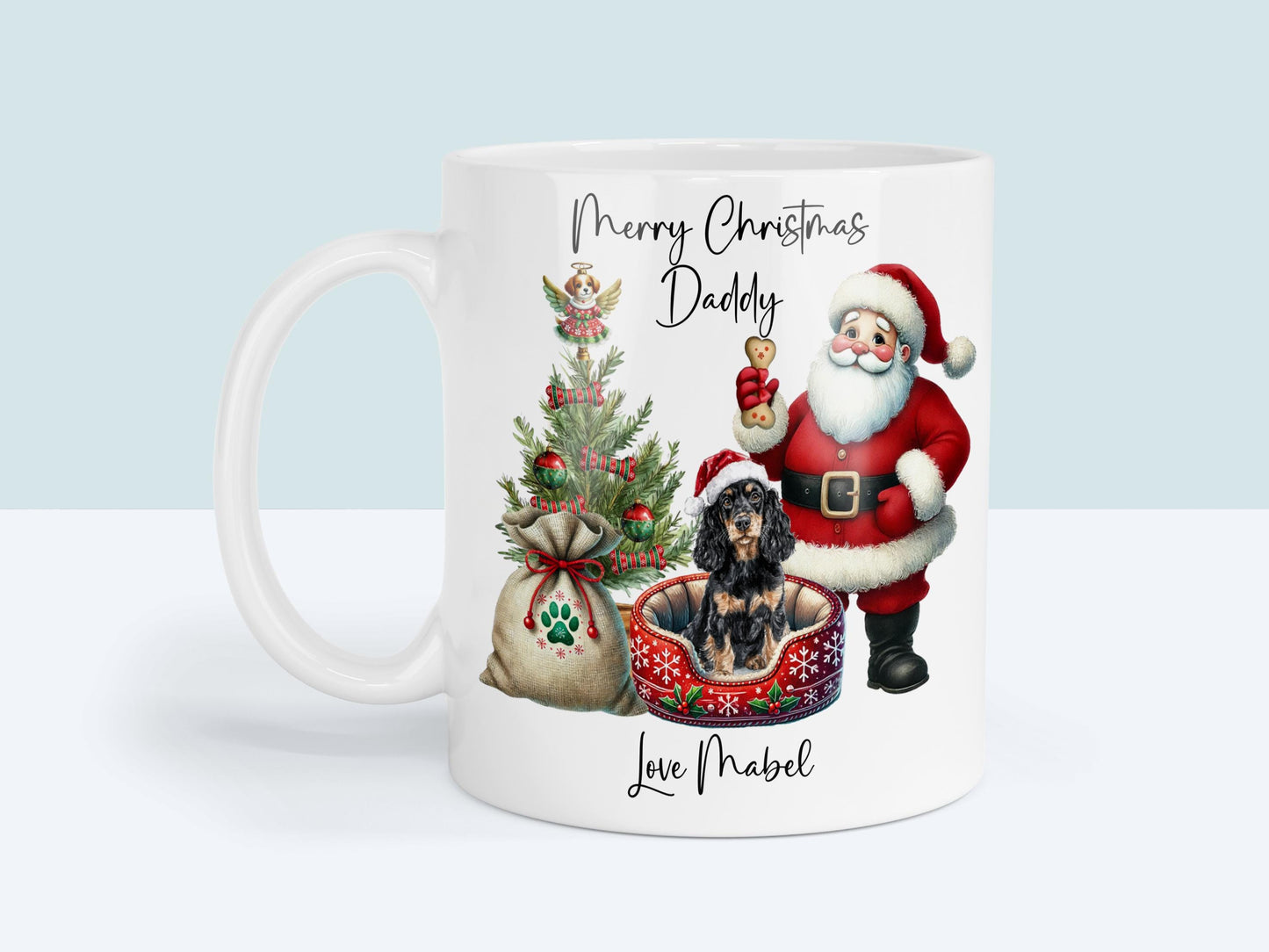 Cocker Spaniel Christmas Mug Gift | Dog Mum or Dad Present |
