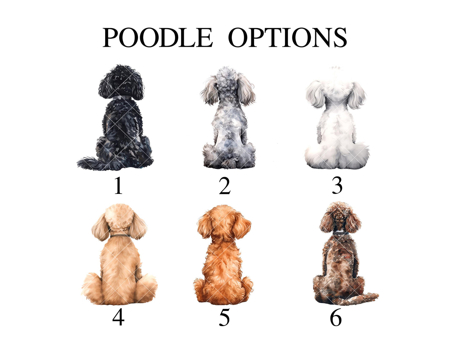 Poodle Mug, Personalised Gift for Pet Owner