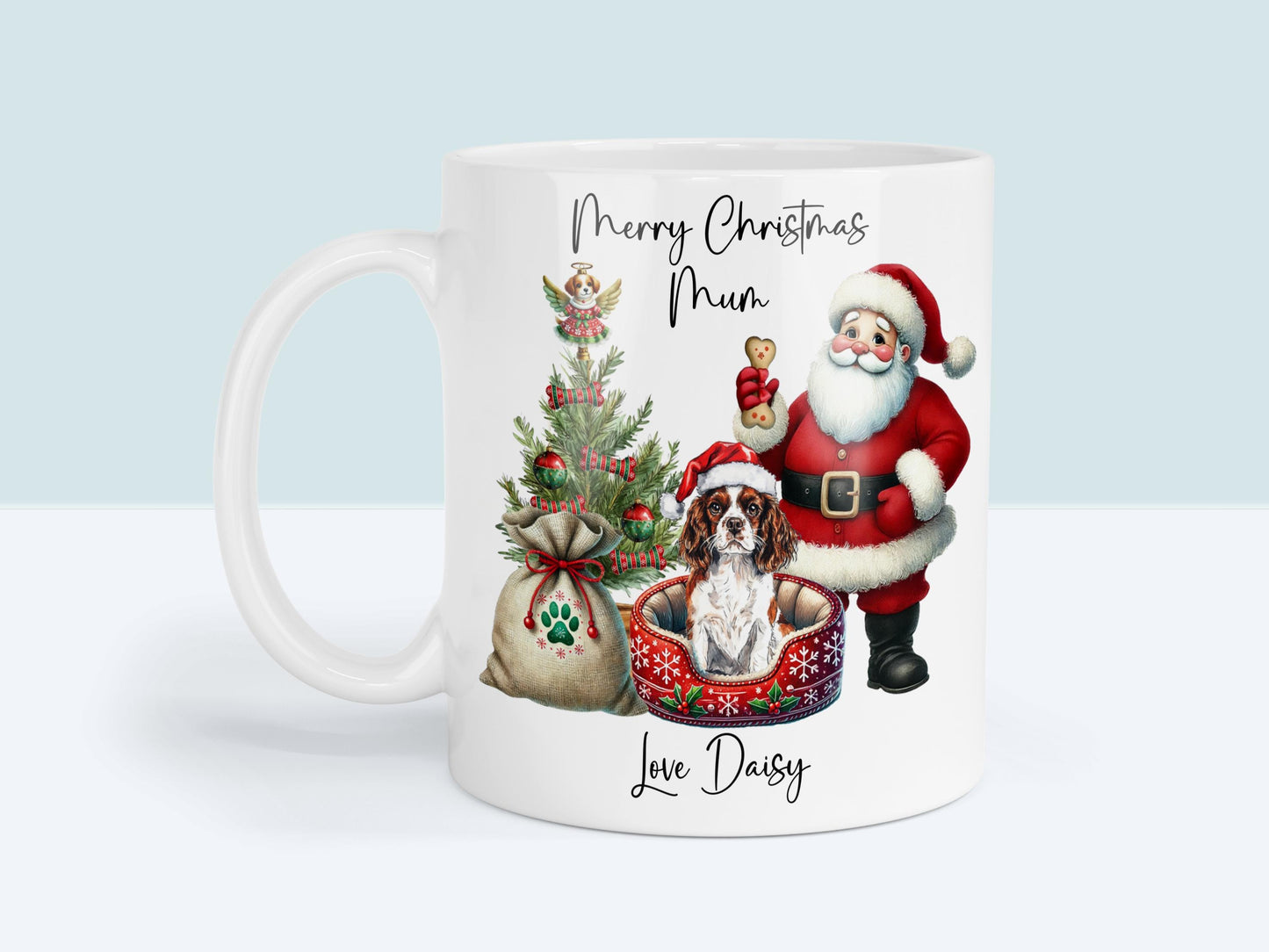 Cavalier King Charles Spaniel Christmas Mug Gift | Dog Mum or Dad Present
