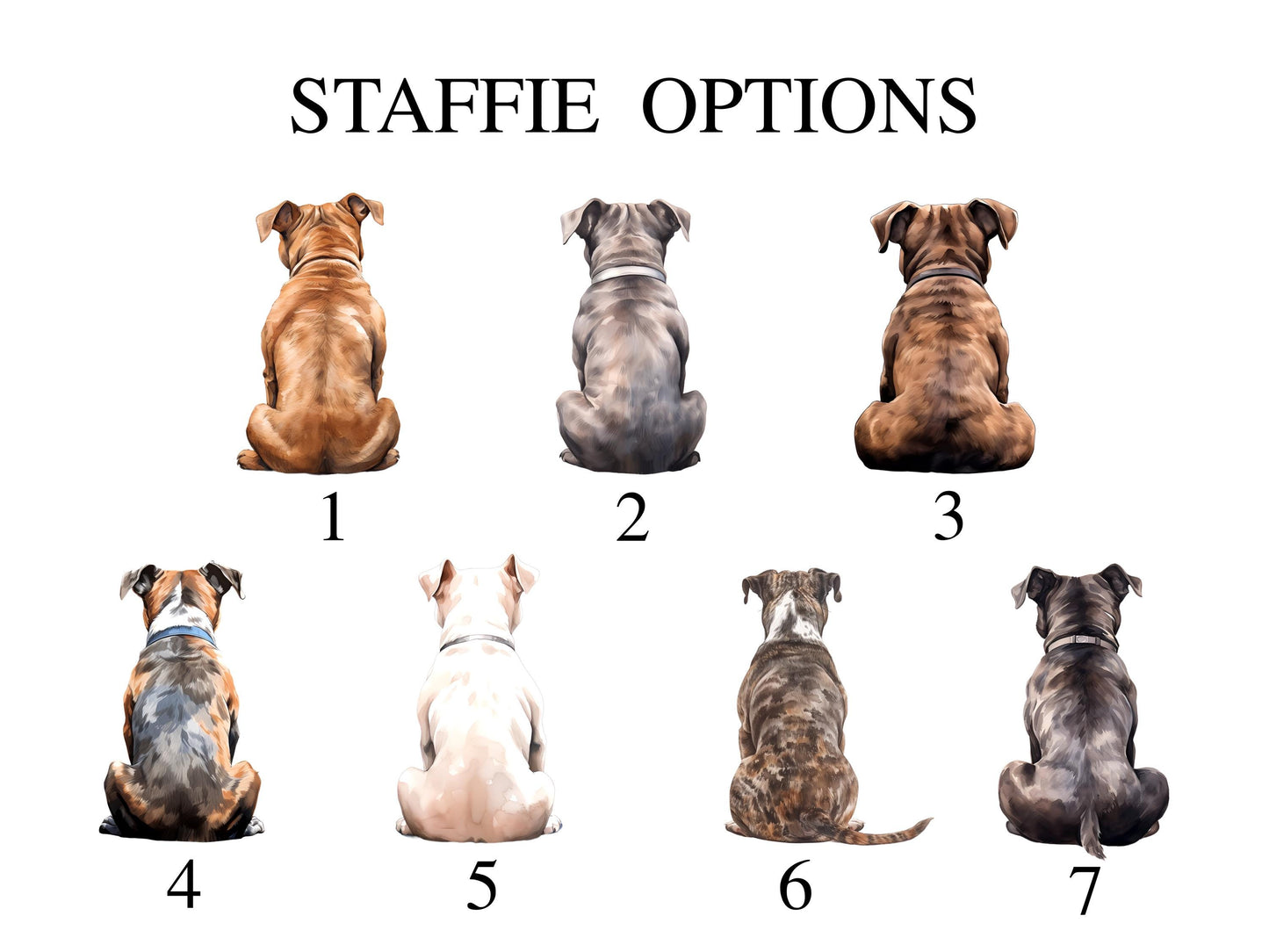 Staffie Mug, Staffordshire Bull Terrier Personalised Gift for Pet Owner