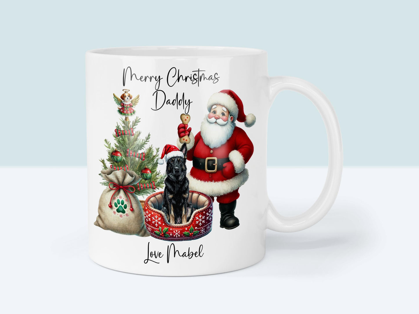 German Shepherd/Alsatian Christmas Mug Gift | Dog Mum or Dad Present