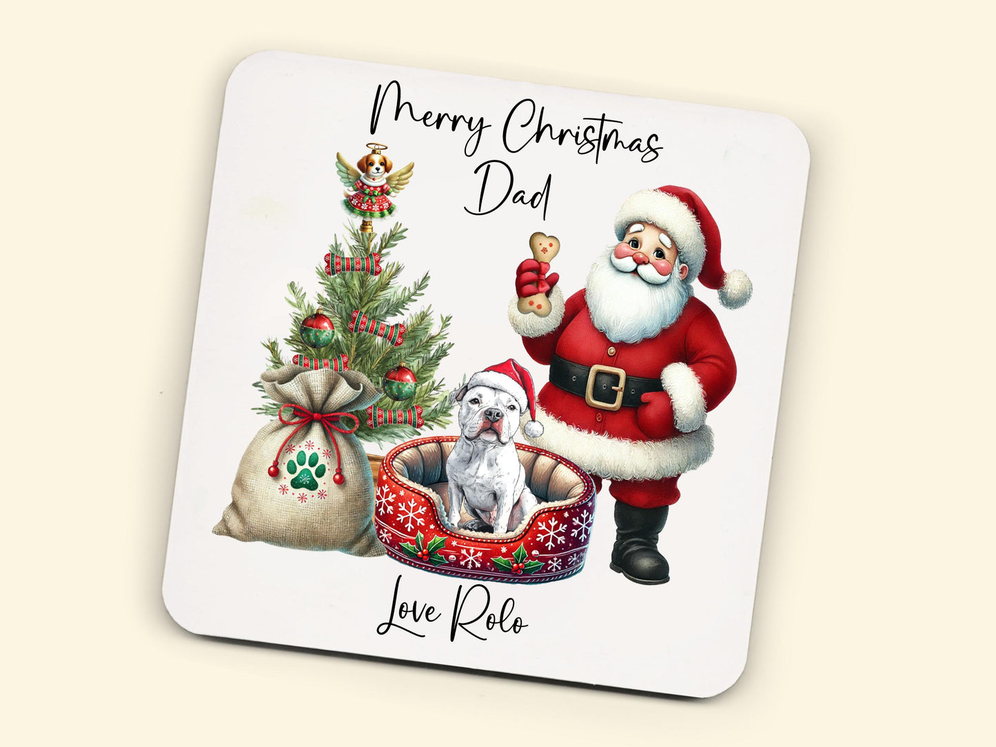 Staffordshire Bull Terrier Christmas Mug Gift | Staffy | Dog Mum or Dad Present