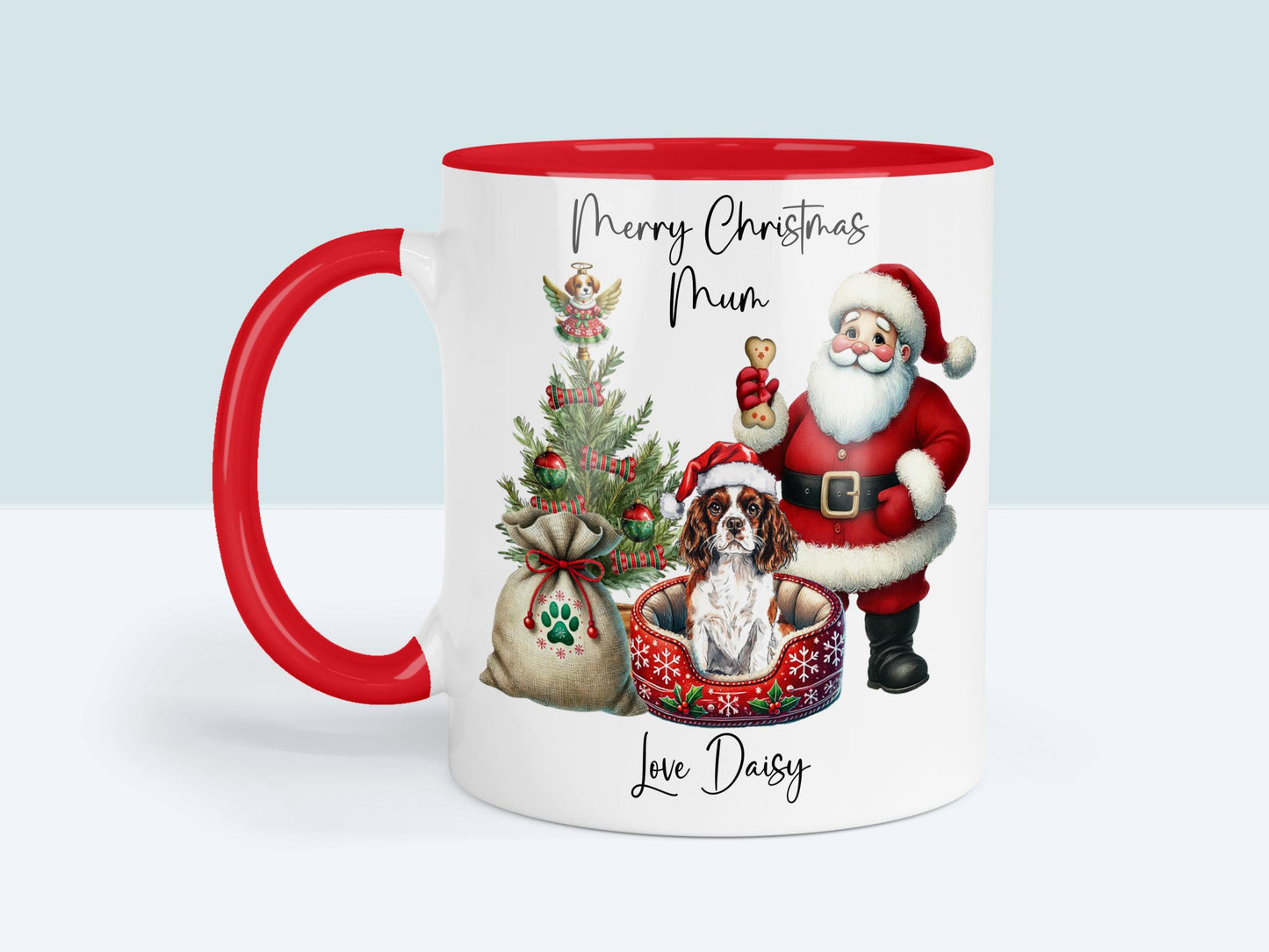 Cavalier King Charles Spaniel Christmas Mug Gift | Dog Mum or Dad Present