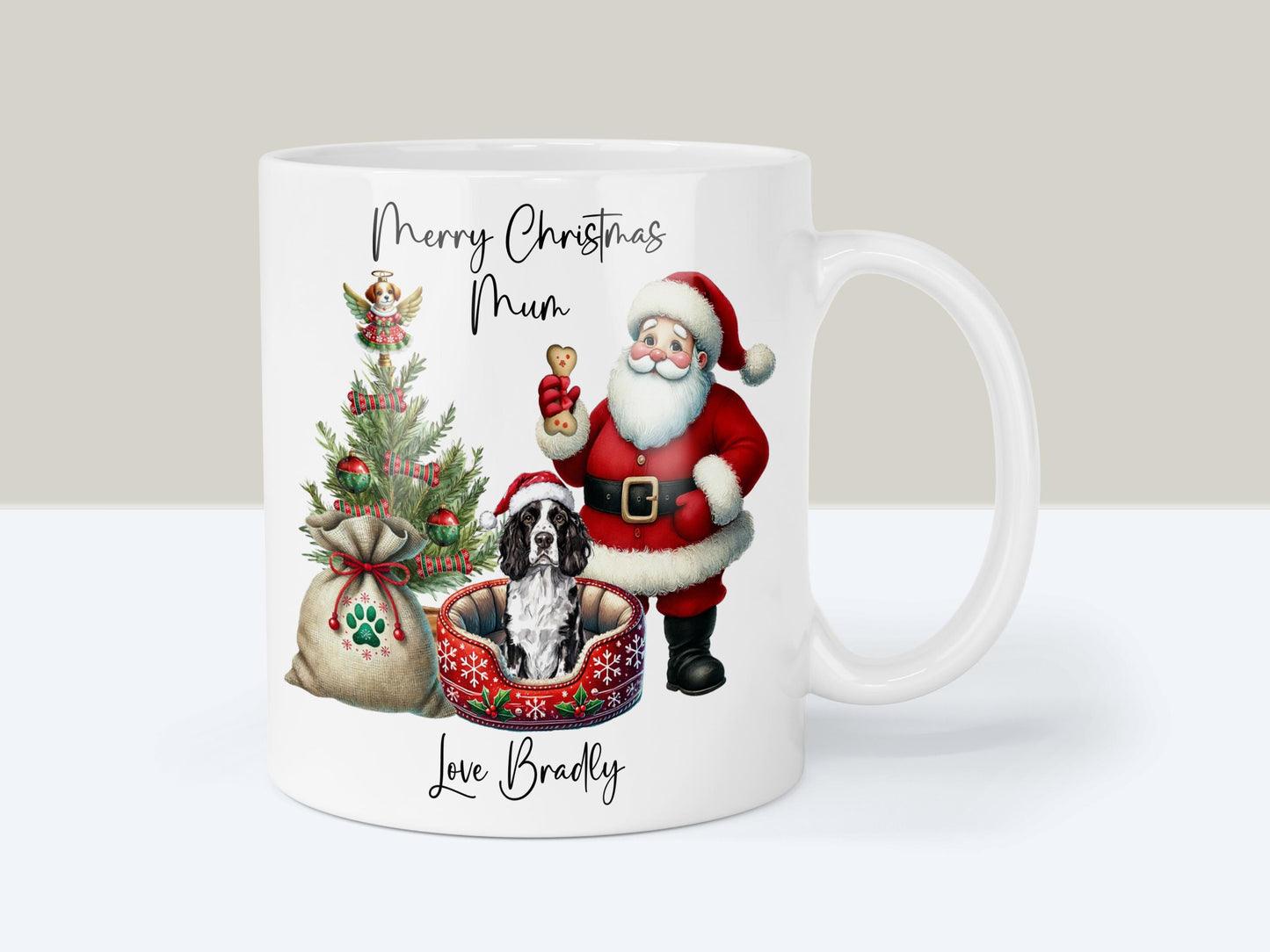 Springer Spaniel Christmas Mug Gift | Dog Mum or Dad Present