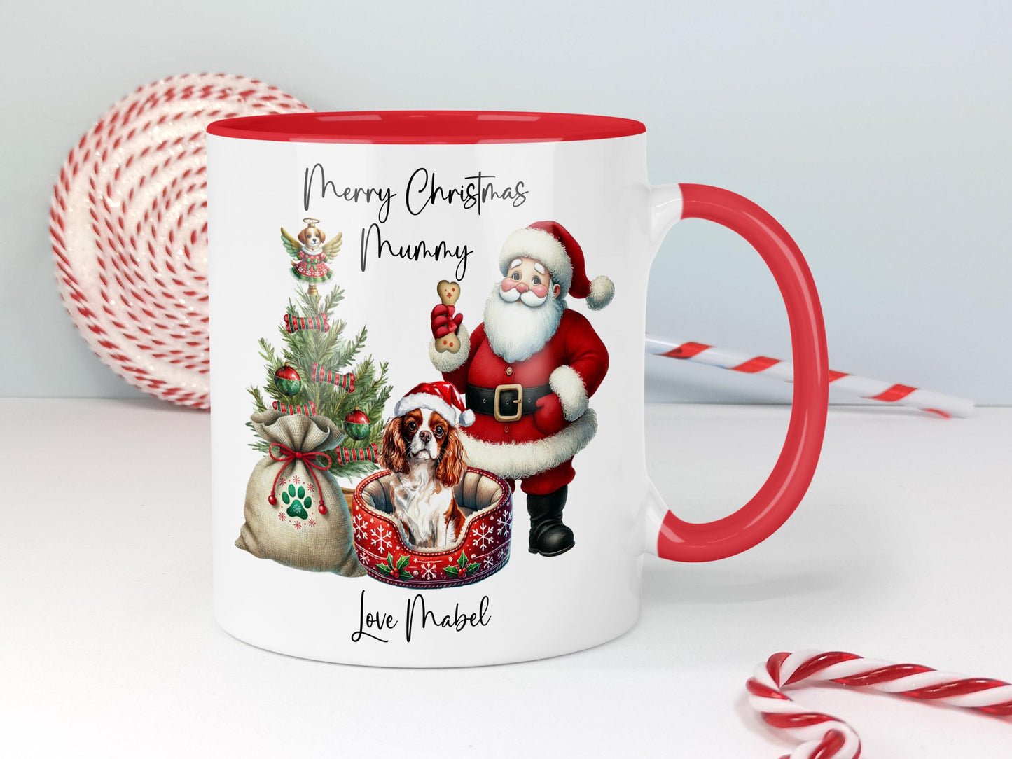 Cavalier King Charles Spaniel Christmas Mug Gift | Dog Mum or Dad Present