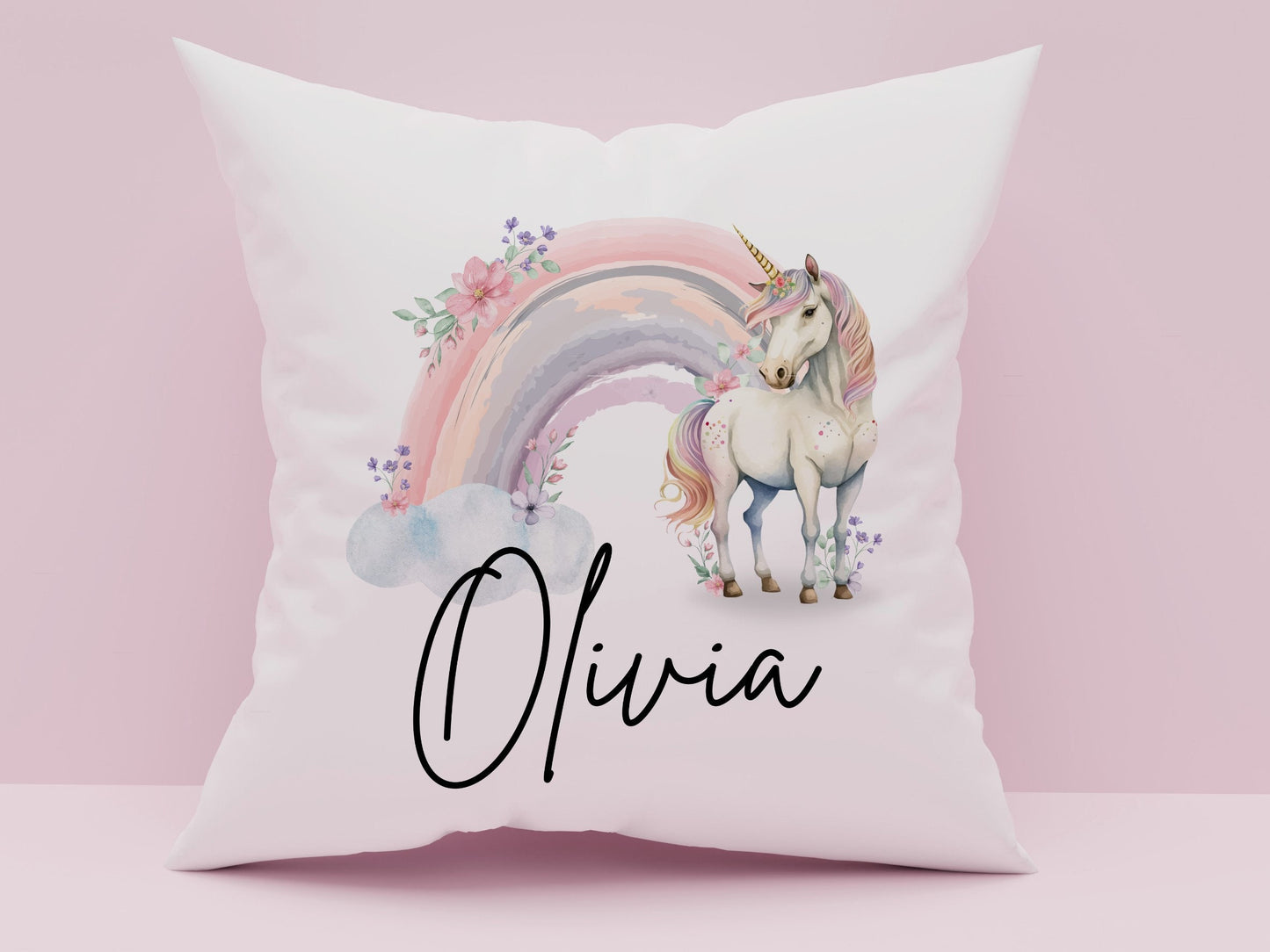 Personalised Unicorn Cushion