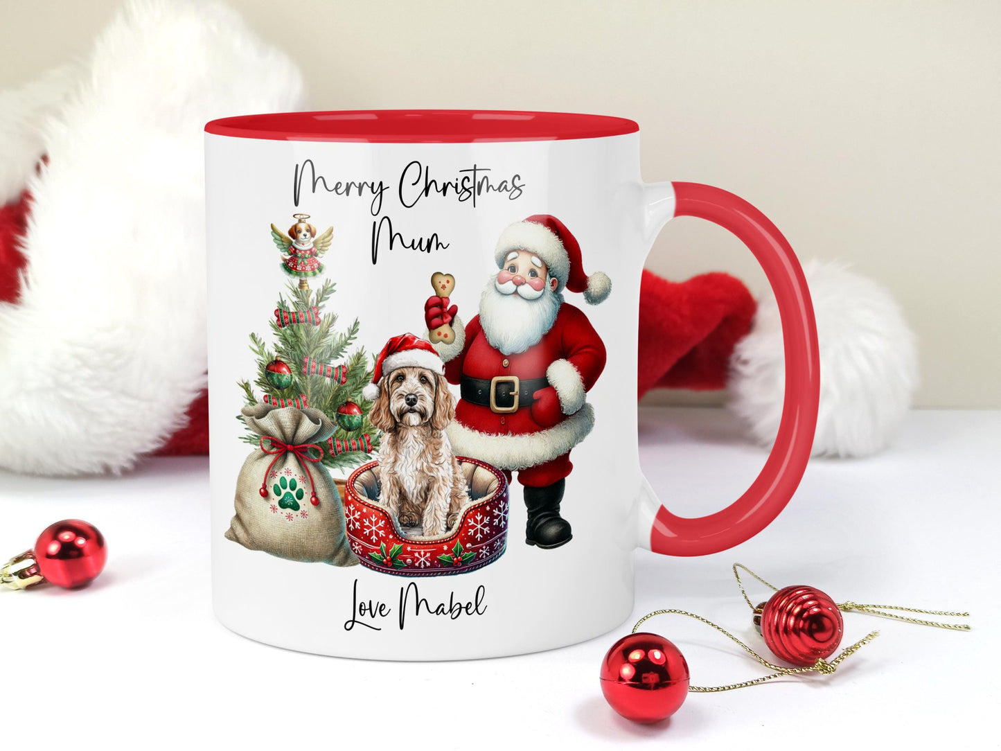 Cockapoo Christmas Mug Gift | Dog Mum or Dad Present