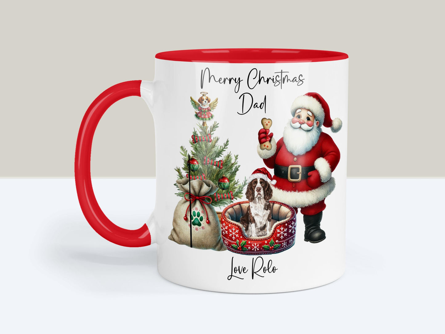 Springer Spaniel Christmas Mug Gift | Dog Mum or Dad Present