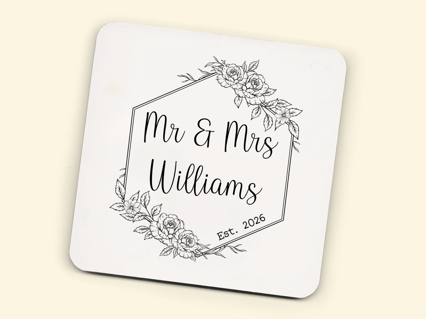 Mr & Mrs Personalised Mug