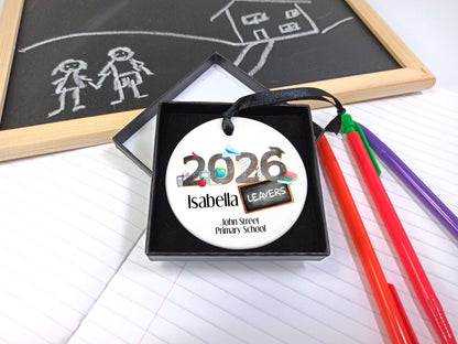 School Leaver Gift.  Ceramic Hanging Keepsake.