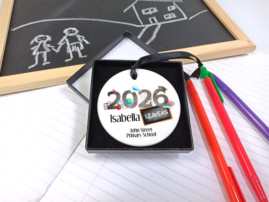 School Leaver Gift.  Ceramic Hanging Keepsake.