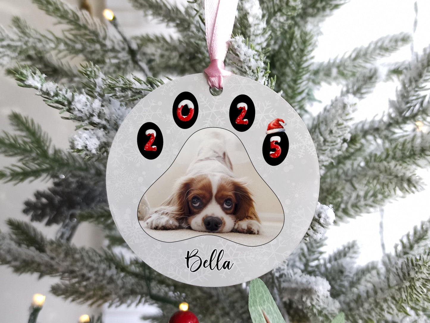 Dog's Photo Christmas Decoration