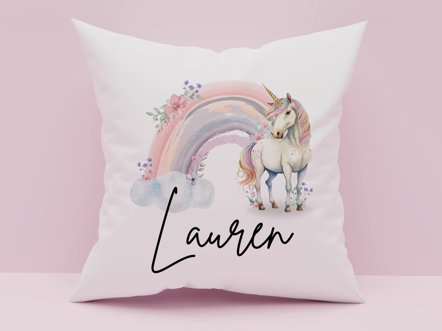 Personalised Unicorn Cushion
