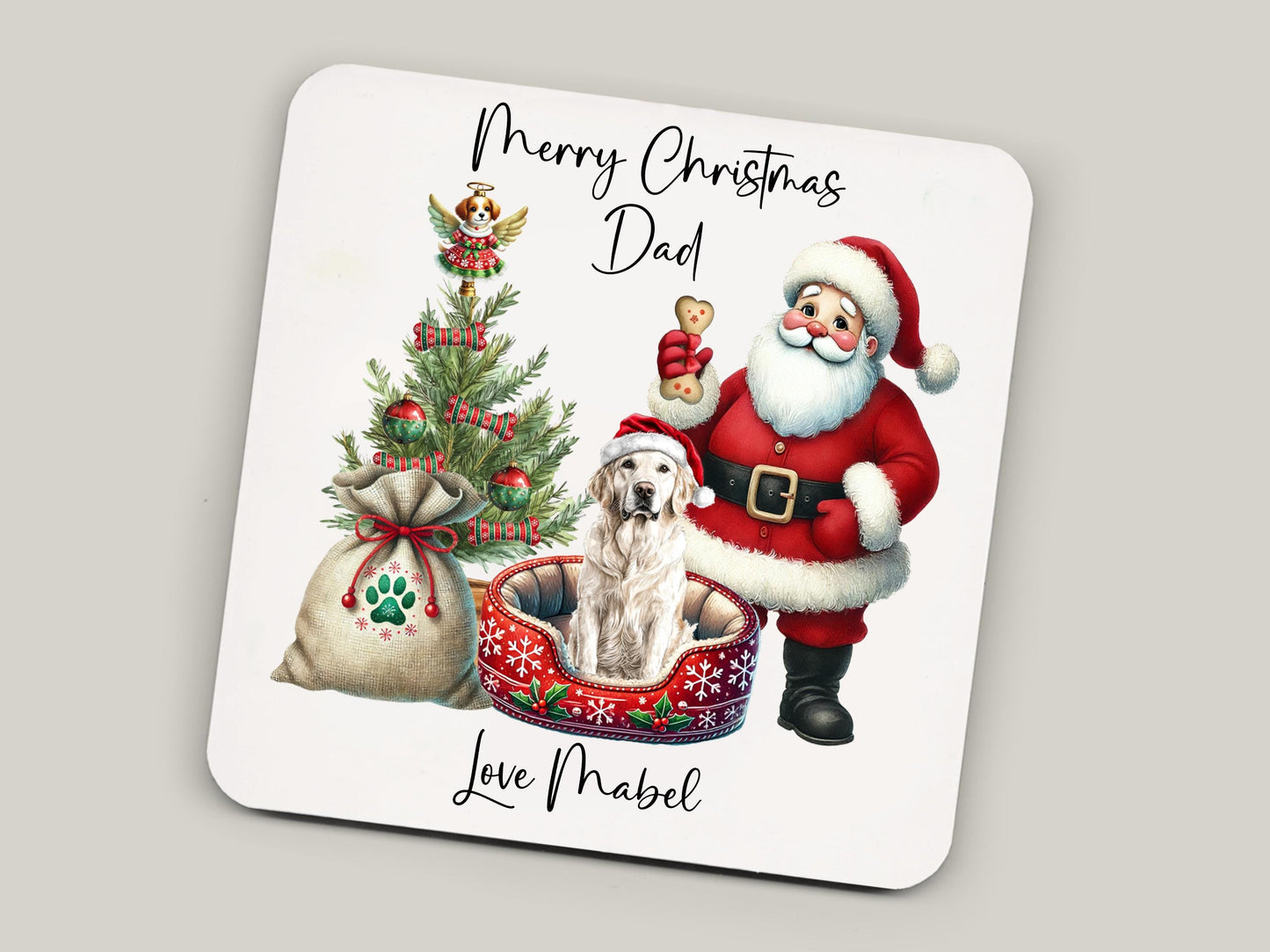 Golden Retriever Christmas Mug Gift | Dog Mum or Dad Present