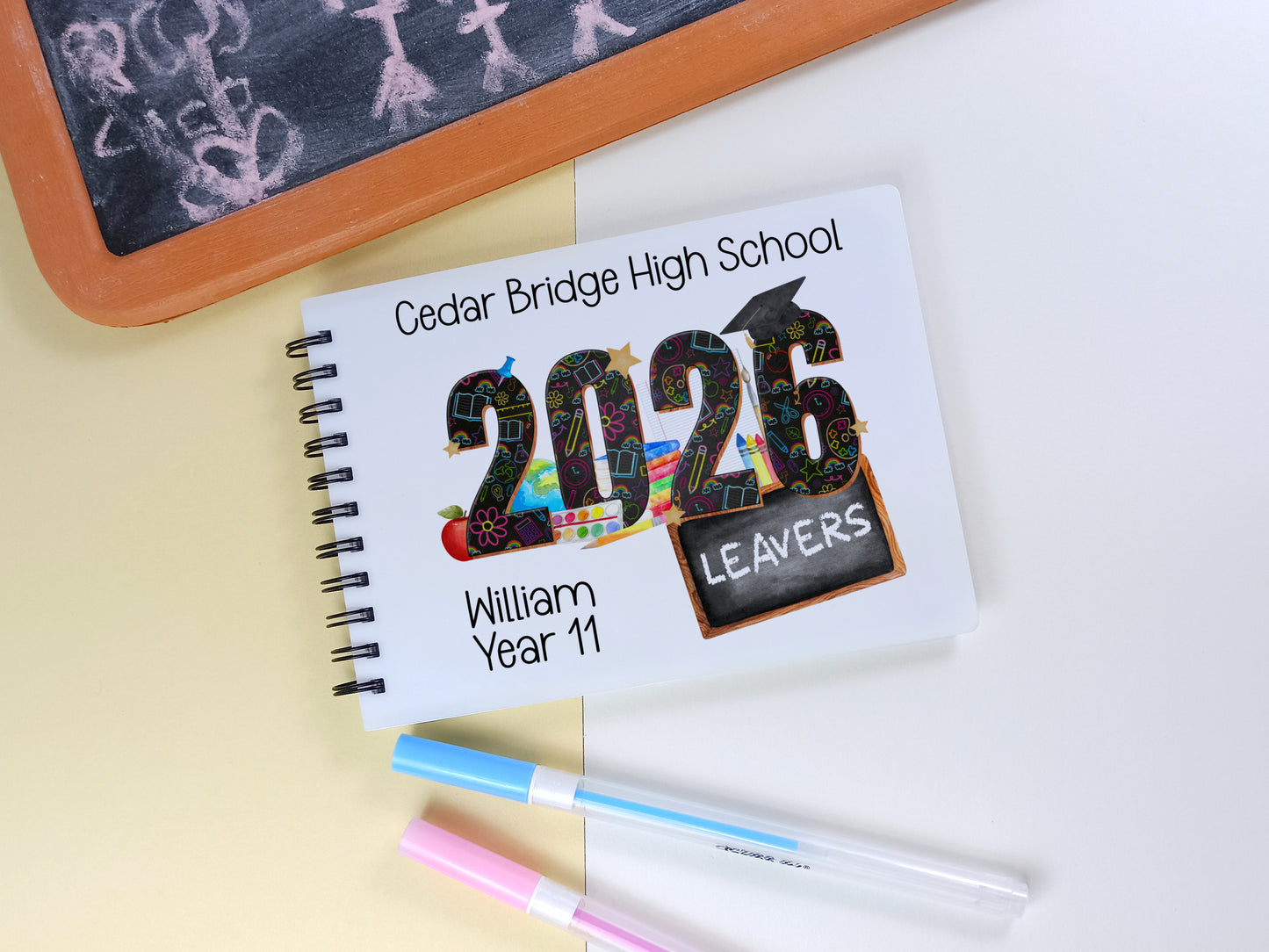School Leavers Autograph Book, Good Luck Messsges