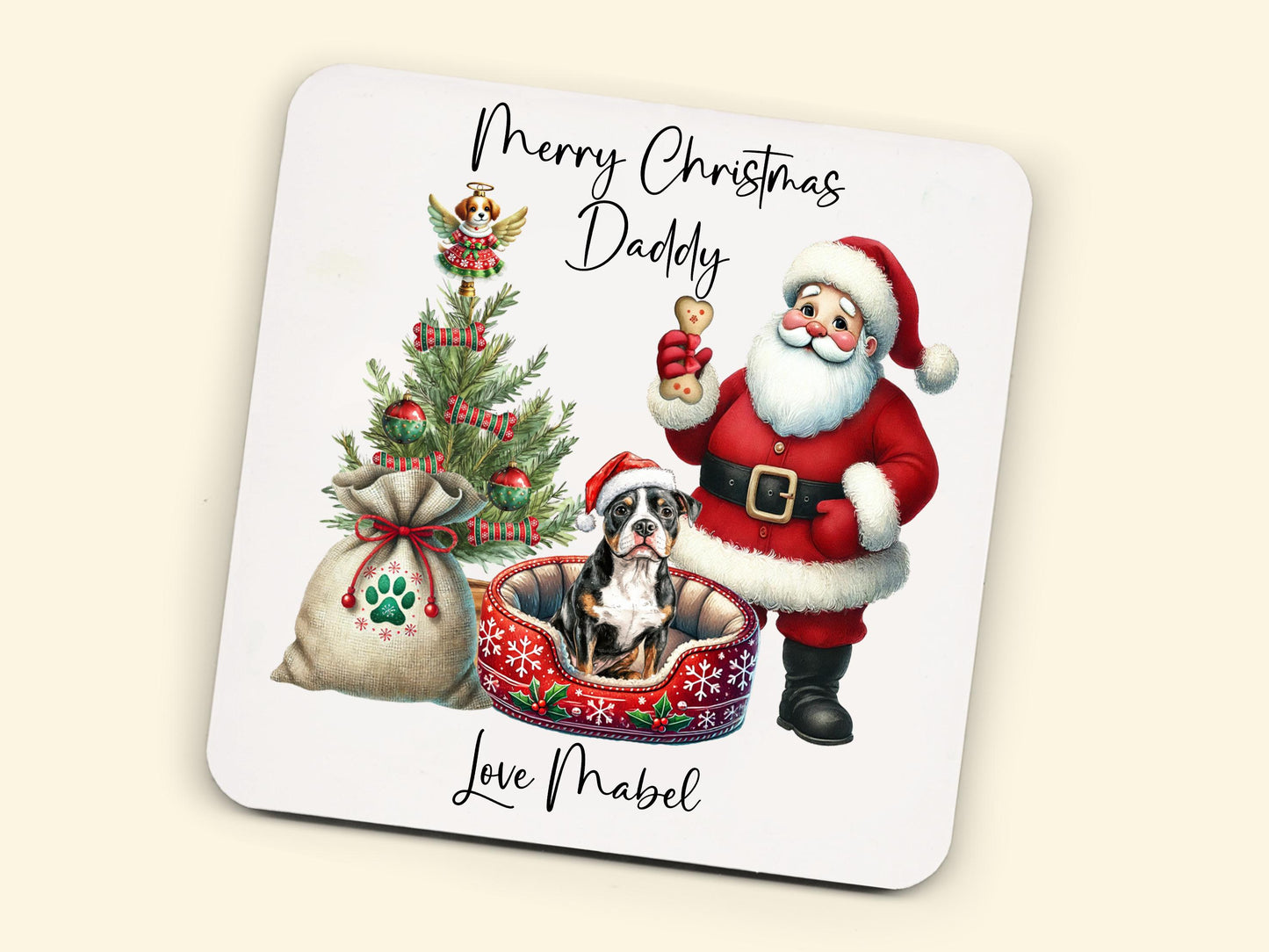 Staffordshire Bull Terrier Christmas Mug Gift | Staffy | Dog Mum or Dad Present