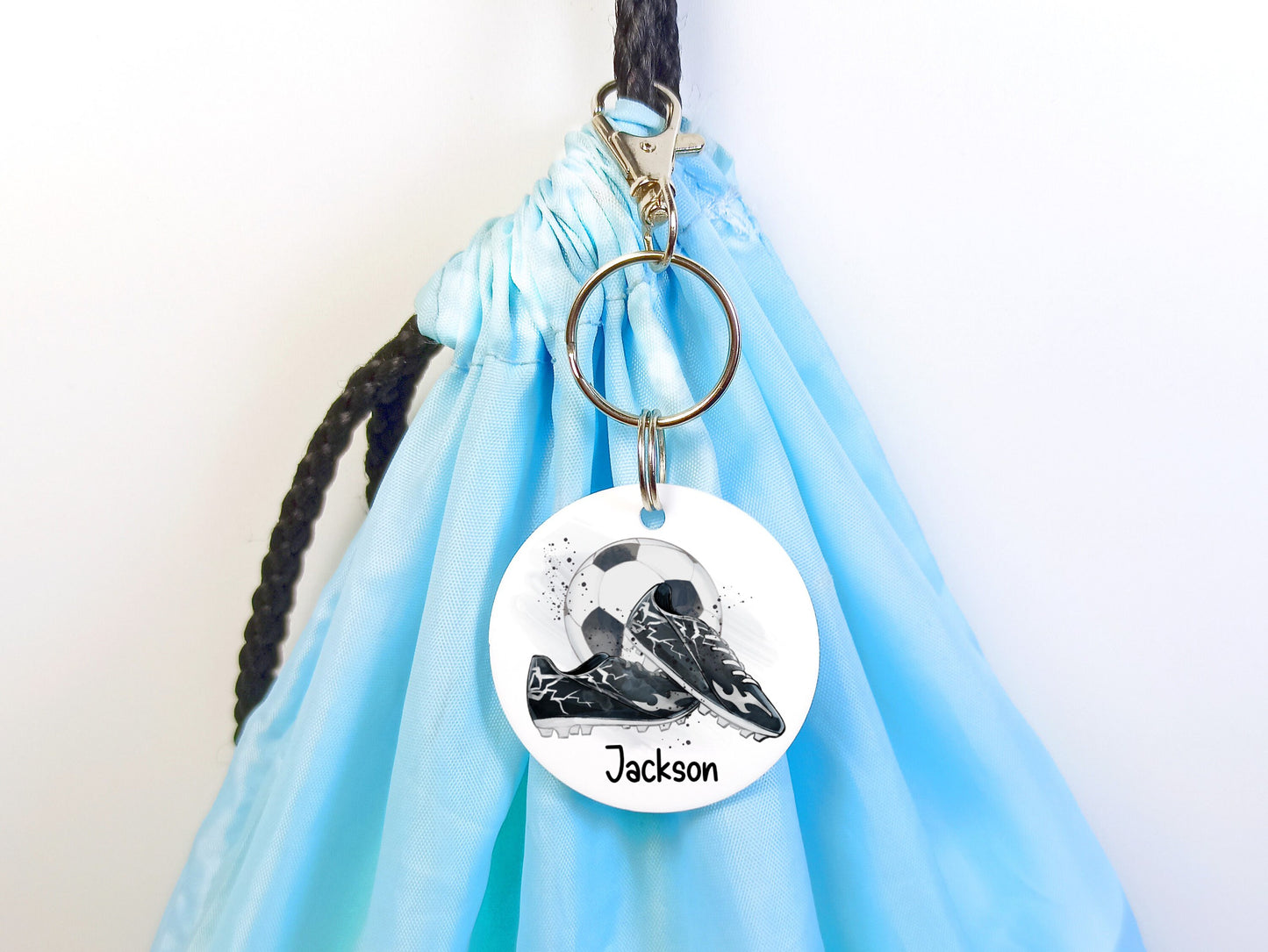 Football Personalised Bag Tag / Keyring