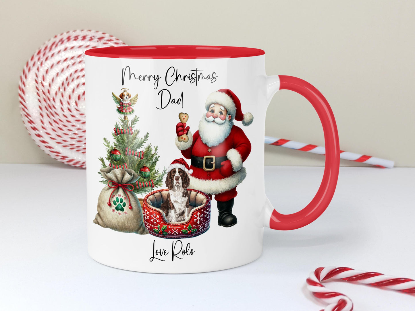 Springer Spaniel Christmas Mug Gift | Dog Mum or Dad Present