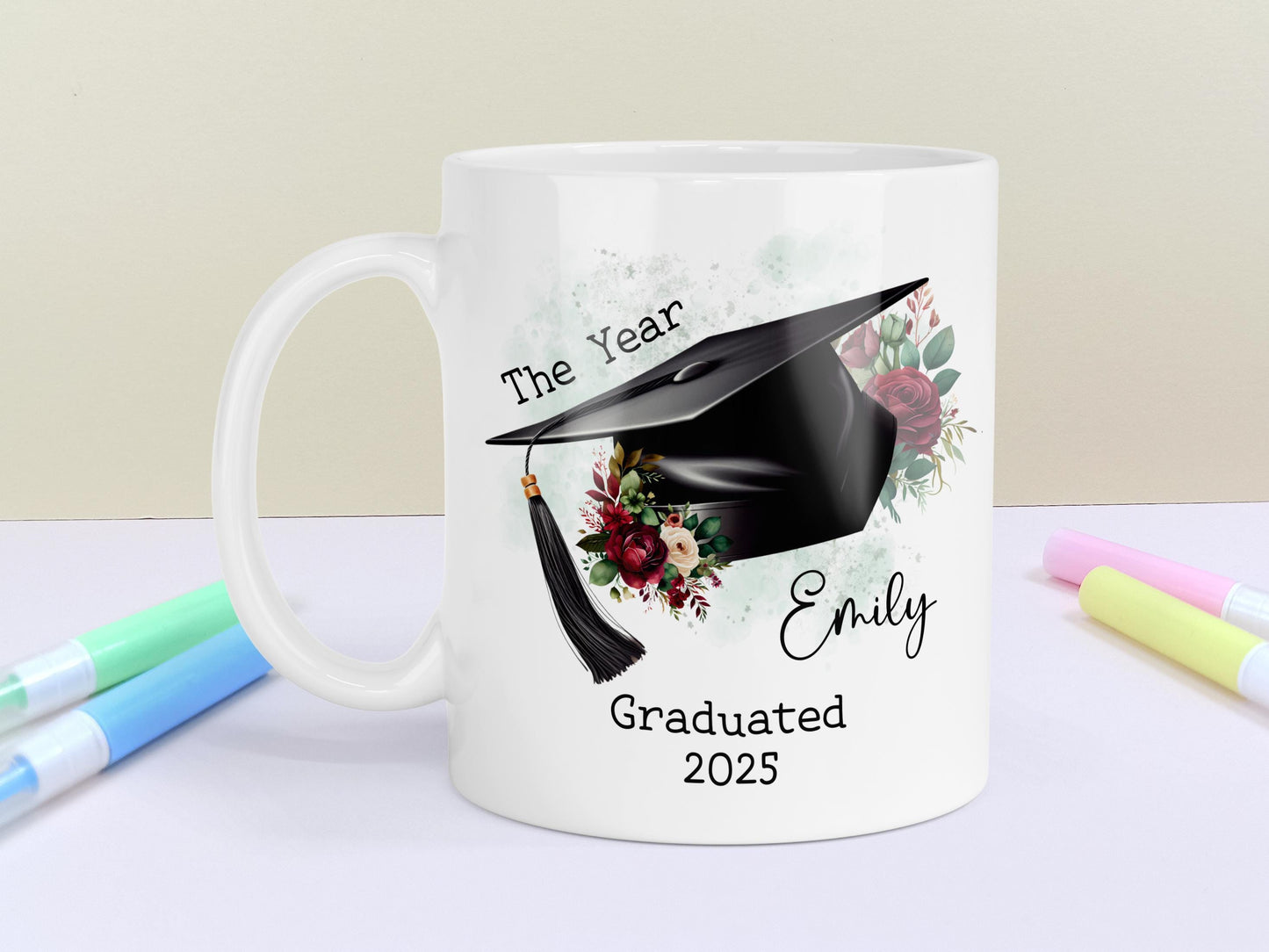 Graduation Mug.  A lovely personalised gift for a Graduate.