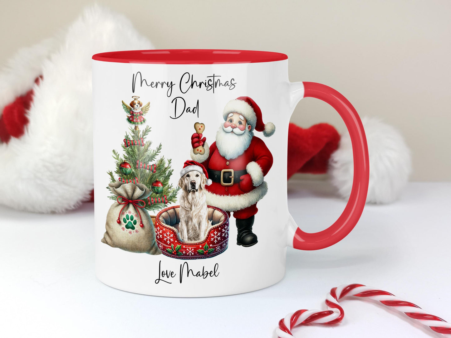Golden Retriever Christmas Mug Gift | Dog Mum or Dad Present