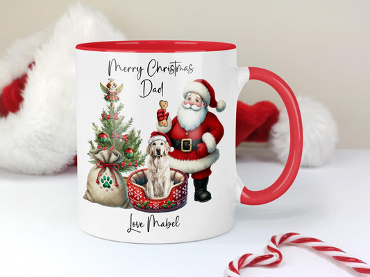 Golden Retriever Christmas Mug Gift | Dog Mum or Dad Present