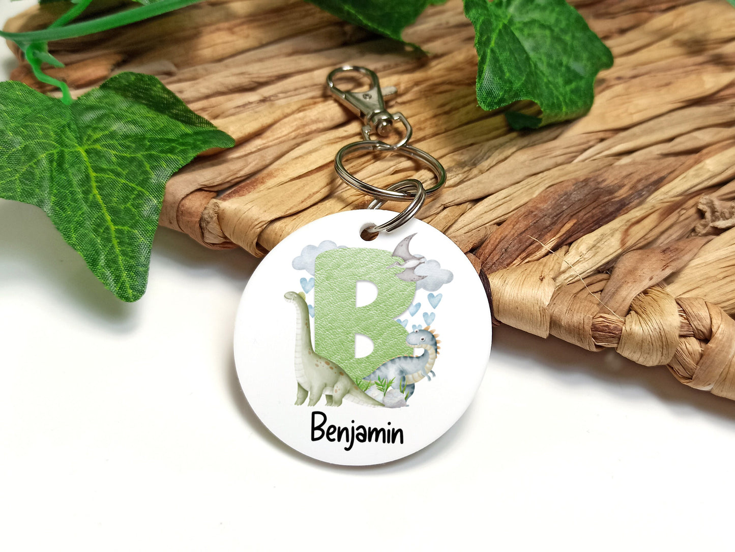 Dinosaur Personalised Bag Tag/Keyring