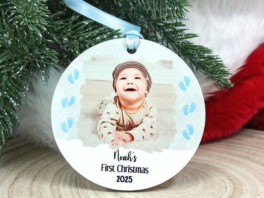 Babies First Christmas Photo Tree Decoration| Newborn |Baby Boy | Baby Girl
