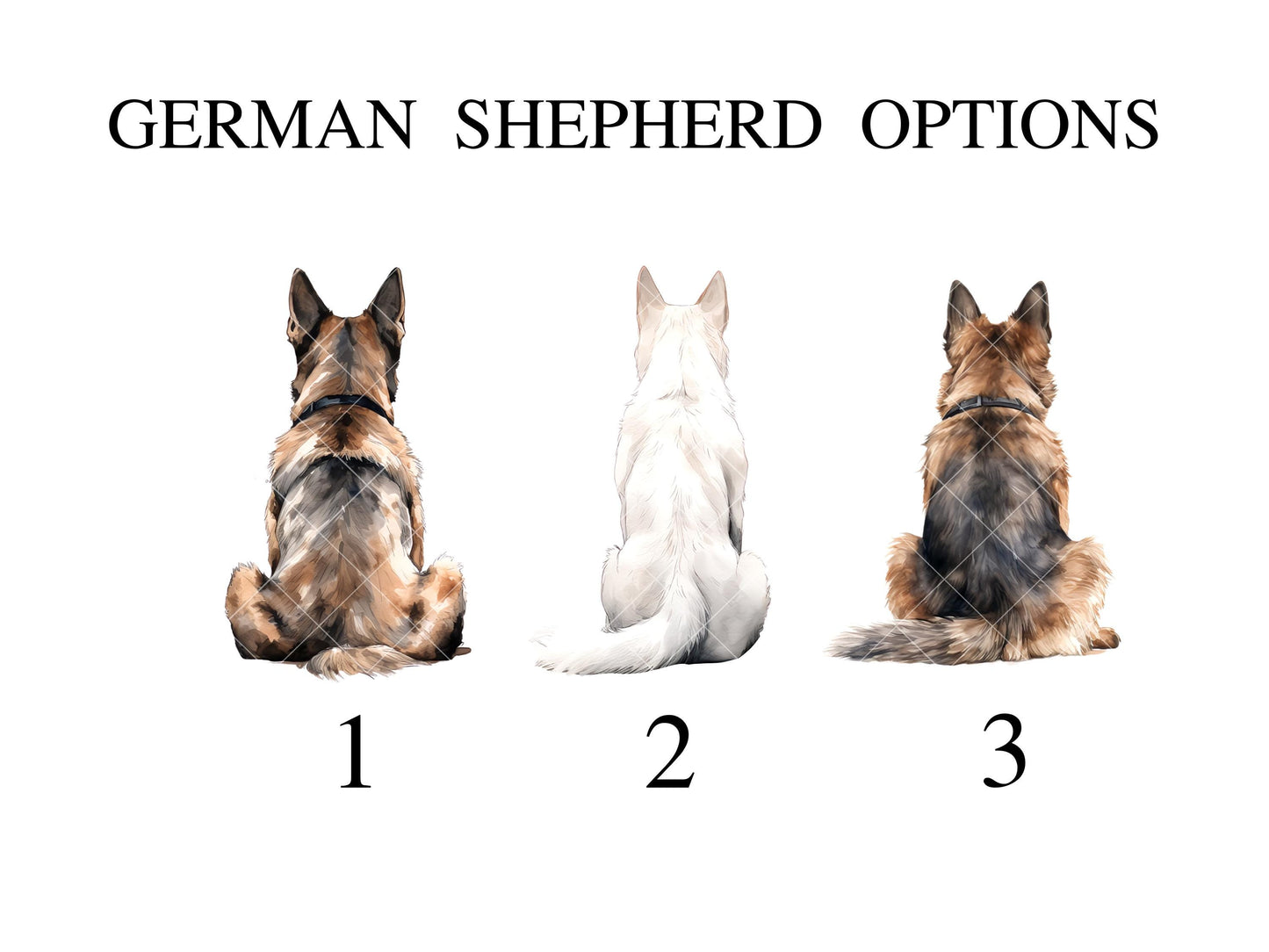 German Shepherd Mug, Alsation, Personalised Gift for Pet Owner