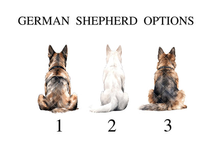 German Shepherd Mug, Alsation, Personalised Gift for Pet Owner