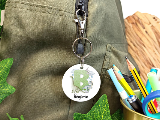 Dinosaur Personalised Bag Tag/Keyring