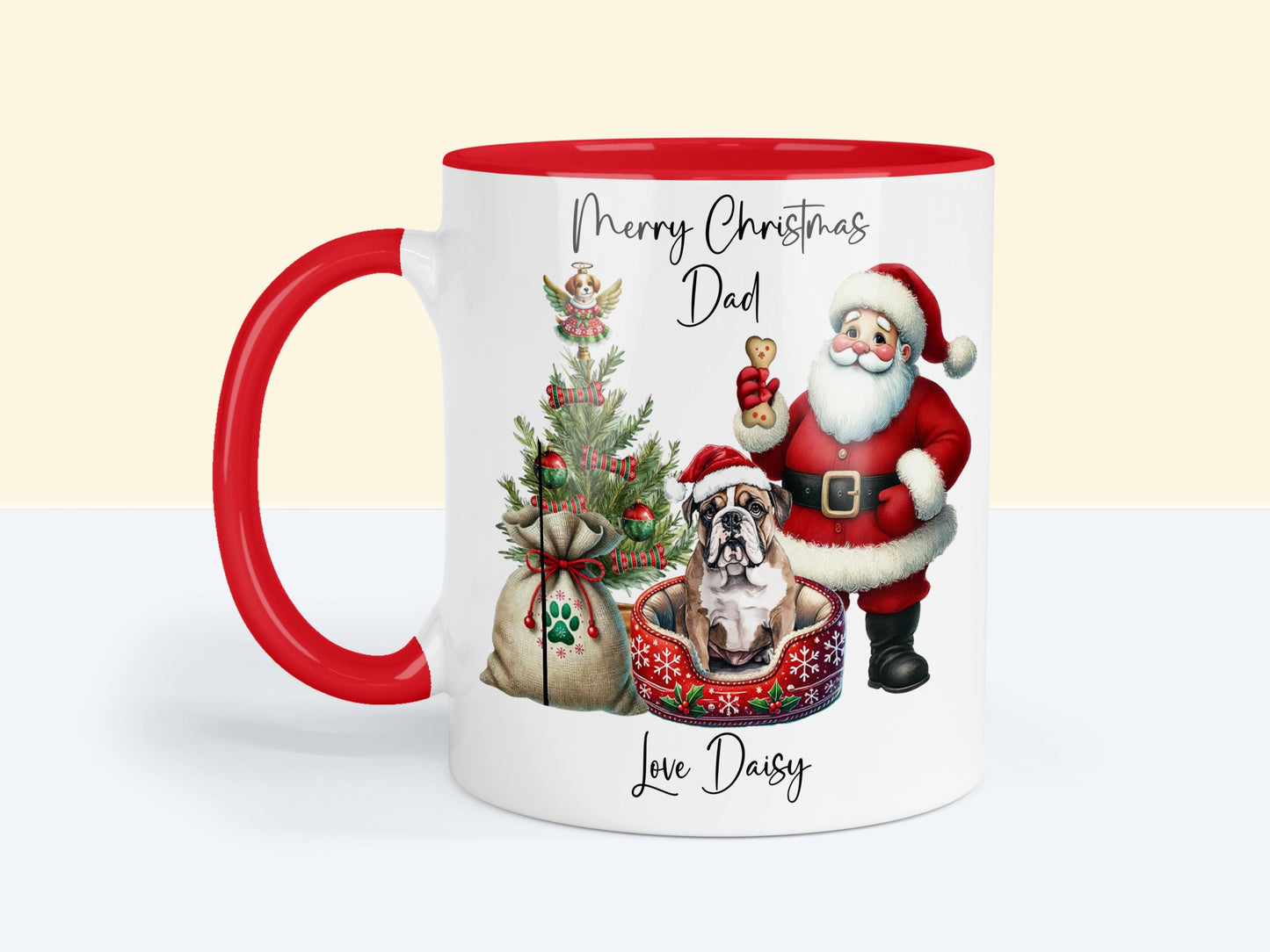 Bulldog Christmas Mug Gift | Dog Mum or Dad Present