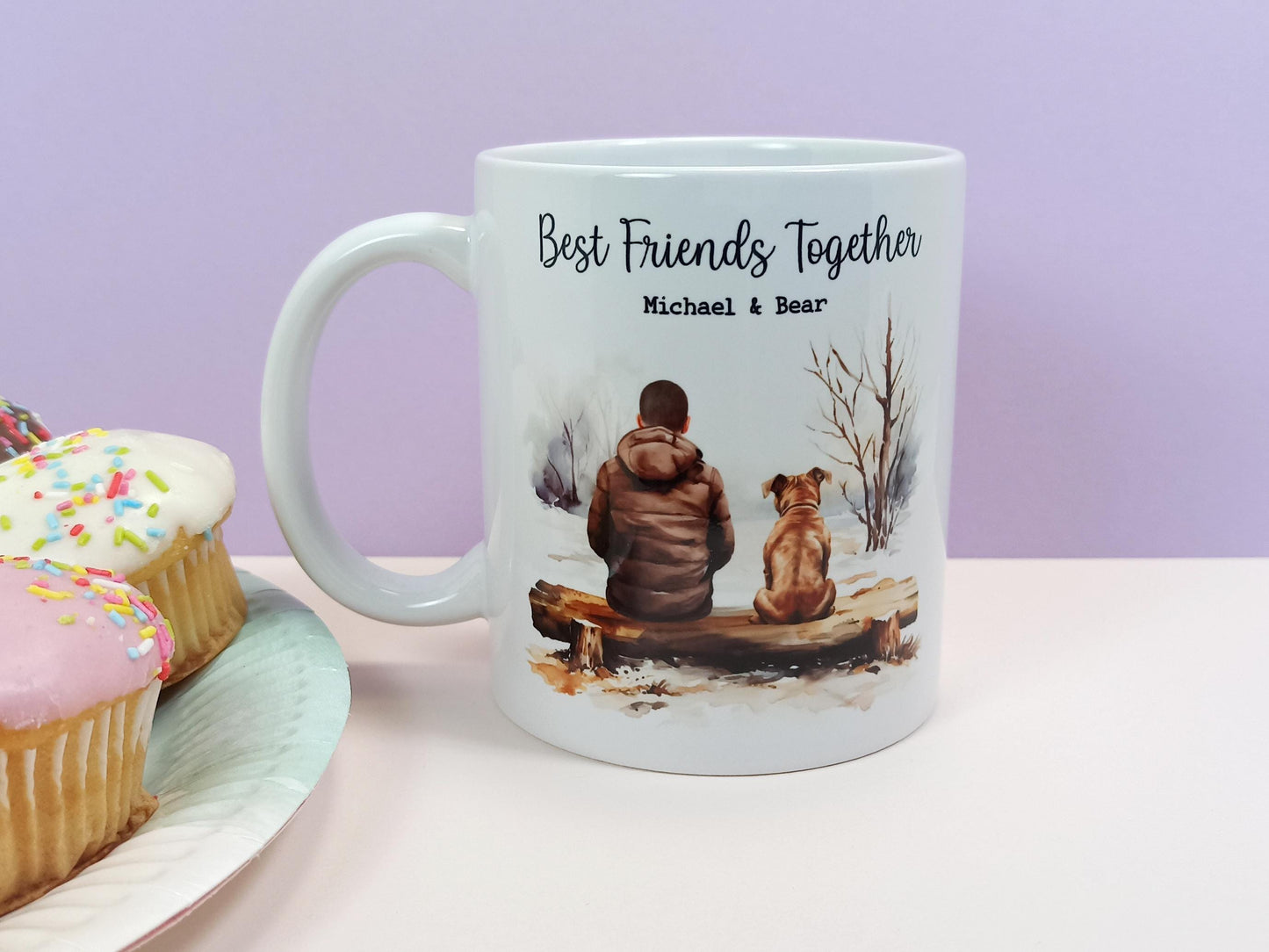 Staffie Mug, Staffordshire Bull Terrier Personalised Gift for Pet Owner