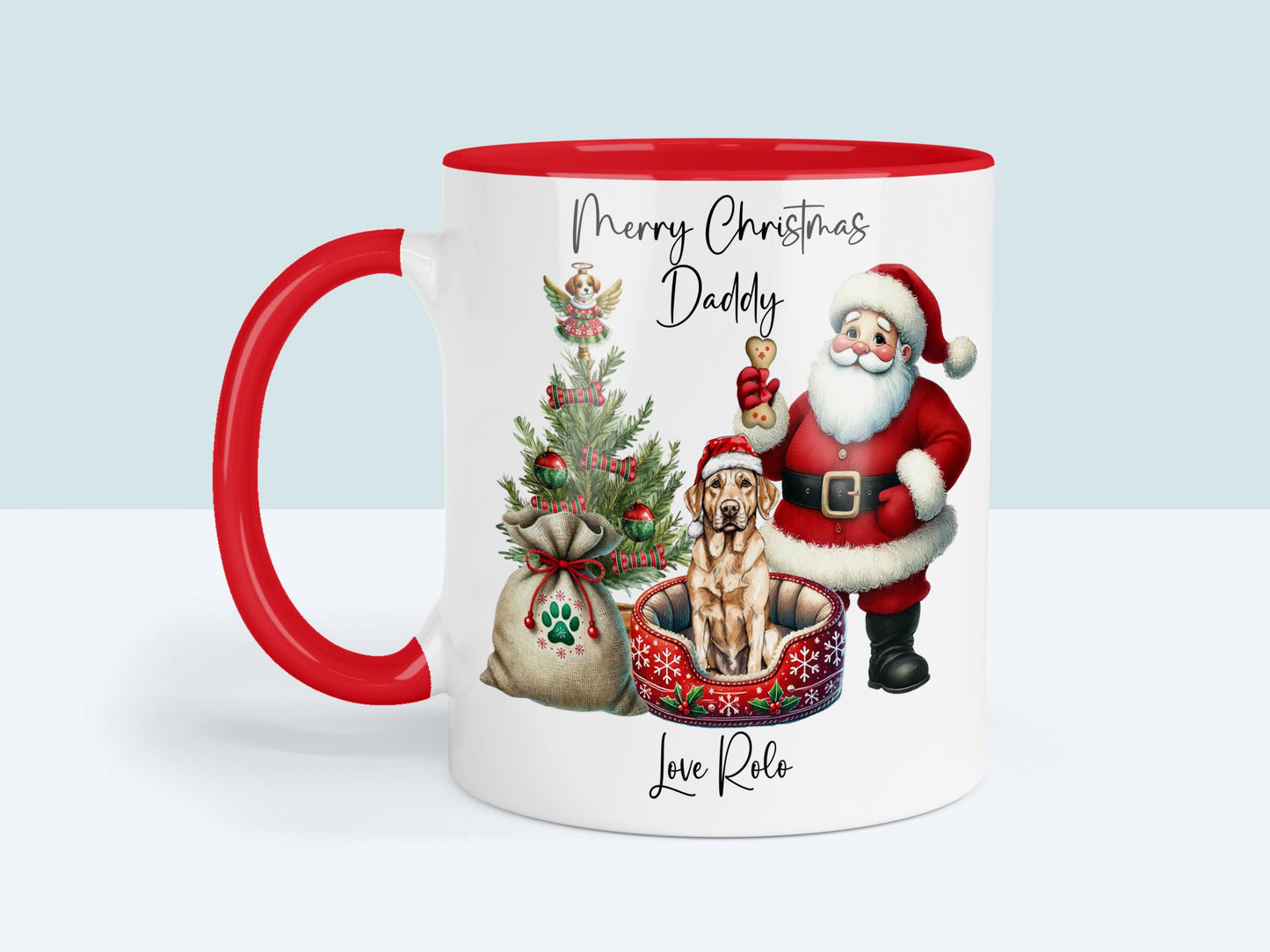 Labrador Christmas Mug Gift | Dog Mum or Dad Present | Personalised Pet Lover Gift