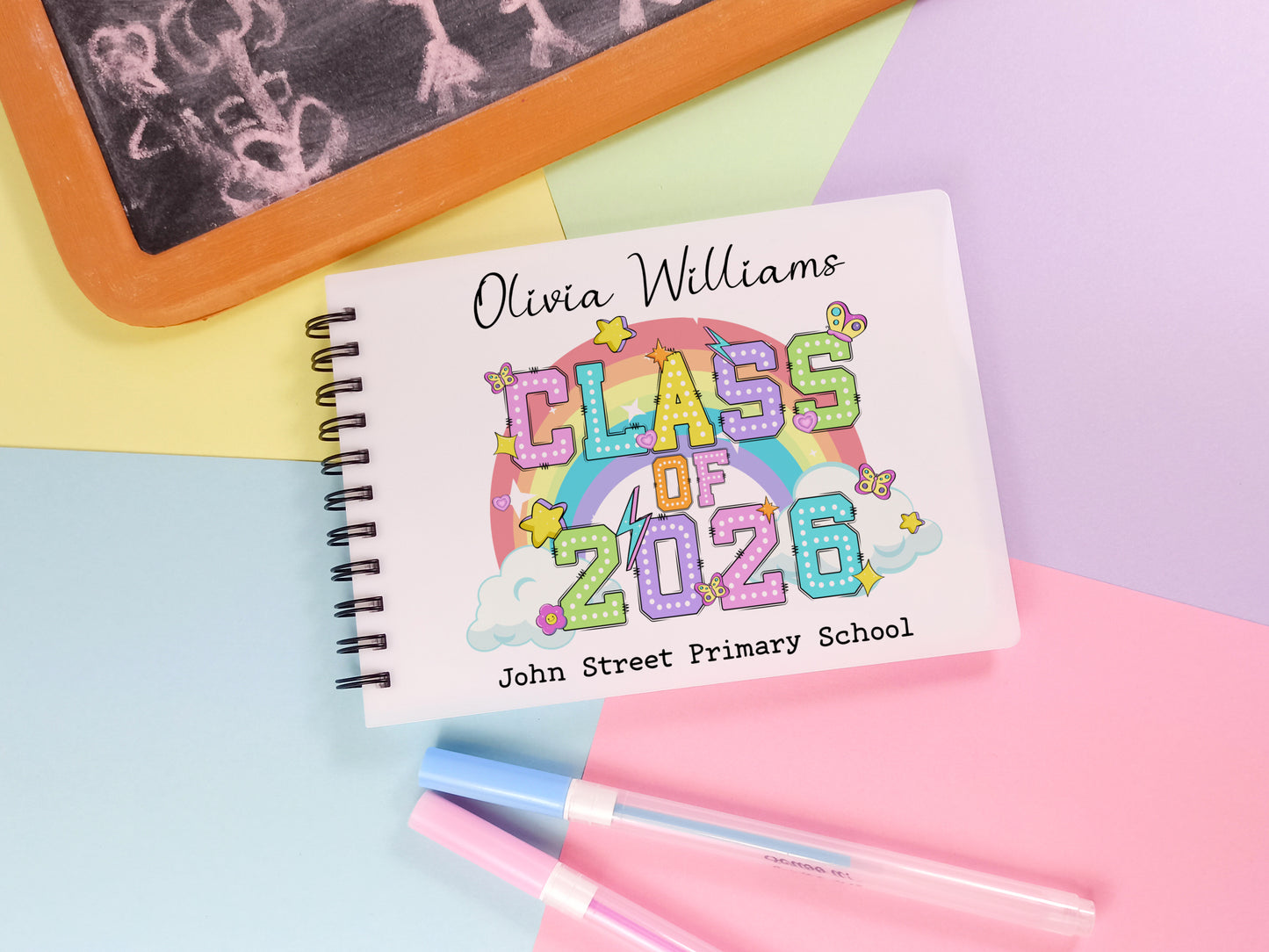 School Leaver Personalised Signing Book