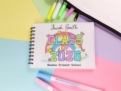 School Leaver Personalised Signing Book