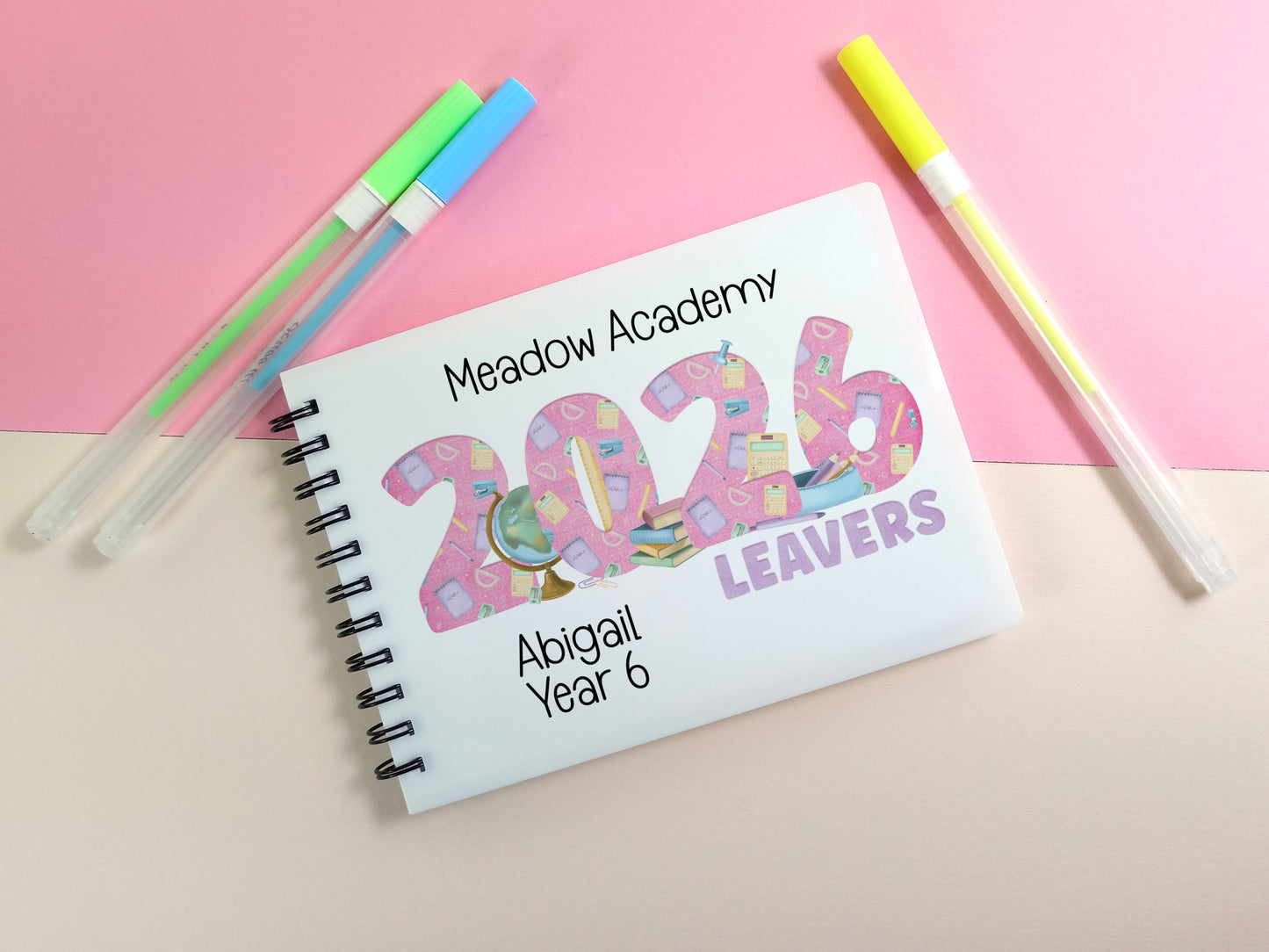 Personalised School Leavers Signature Book